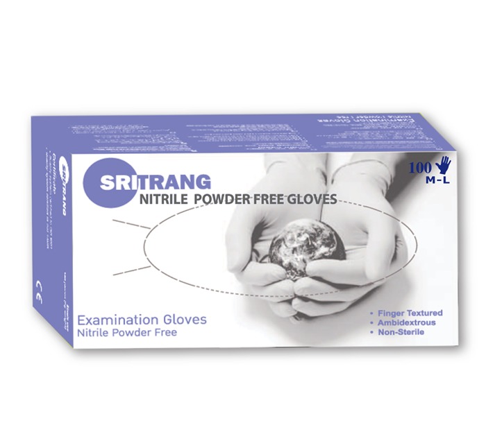 GANT D'EXAMEN - NITRILE NON POUDRE - MEDIUM